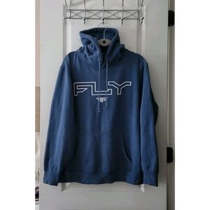 Fly Racing Men's‎ Fly Edge Hoodies Blue Size M
